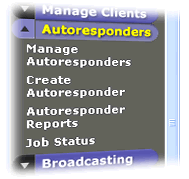 Follow-up autoresponder email service - screenshot