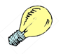 Online business creator image of a light bulb
